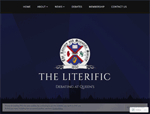 Tablet Screenshot of literific.org